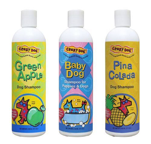 Crazy dog store shampoo baby powder